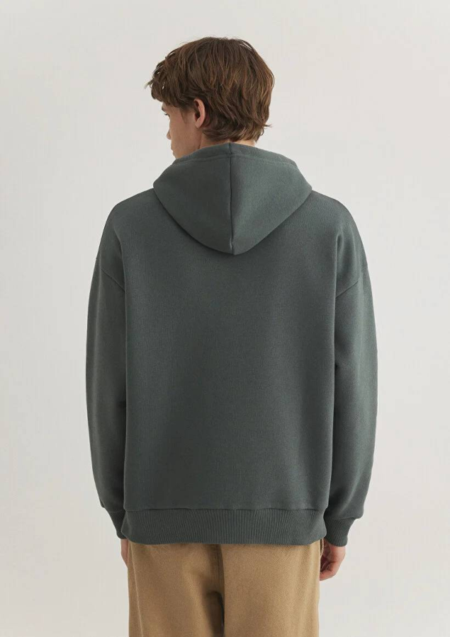 Resim Mavi Baskılı Erkek Sweat M067149-71598