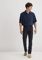 Resim Mavi Jake Dark Erkek Kanvas Pantolon M0042288052