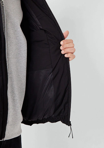 Resim Mavi Kapüşonlu Erkek Yelek M0110786-71379