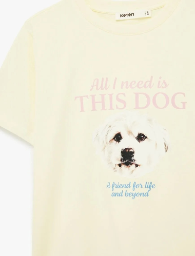 Resim Koton Kadın T-shirt 6SAK50161EK