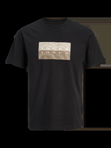 Resim Jack & Jones Jcofusıon Dots Prınt Tee Ss Crew Sn Erkek T-Shirt 12289863