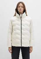 Resim Mavi Dik Yaka Kadın Mont M1110714-86412