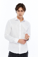 Resim Süvari Armürlü Slım Uzun Erkek Gömlek Gm2024700621