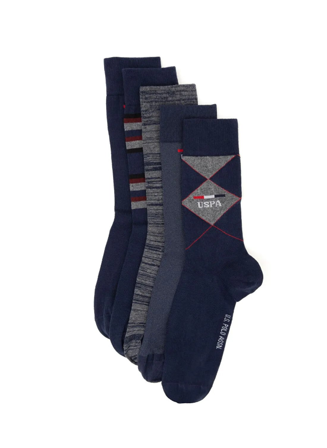 Resim U.S. Polo Assn. Erkek Çorap A081Sz013 Teklİ Paket Mıcroearly-Iy25