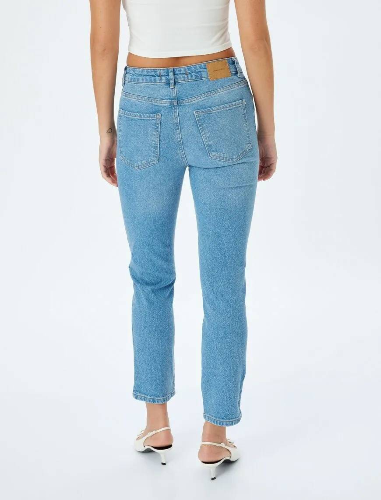 Resim Koton Kadın Jean Pantolon 5SAL40056MD