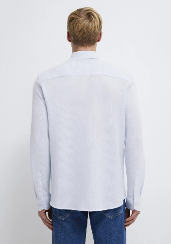 Resim Mavi Erkek Uzun Kol Gömlek M0211857-70775