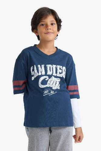 Resim Defacto Erkek Çocuk Uzun Kol Sweat E9659A8/NV218