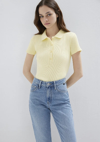 Resim Mavi Kadın T-shirt M1613120-71305