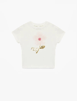 Resim Koton Kız Bebek T-shirt 6SMG10020AK