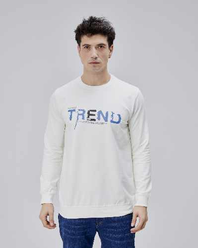 Resim Paul&More Erkek Sweat Trend Baskı 0 Yaka 2 İp