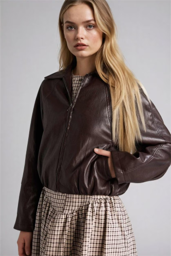 Resim Defacto Kadın Deri Mont ve Ceket H2092AX/BN604