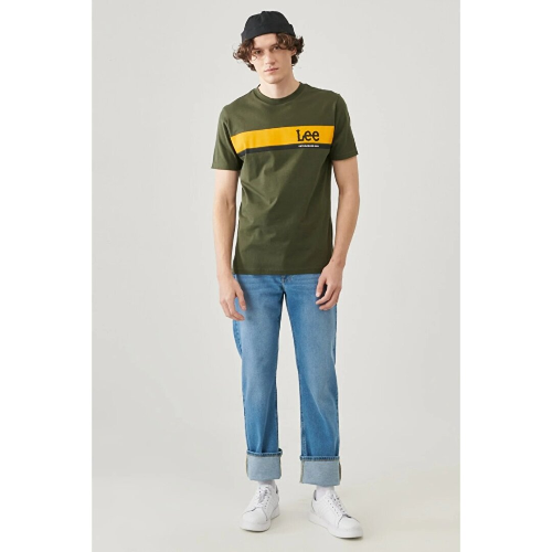 Resim Lee Erkek T-shirt L211918801 L211918 Grafik Logo