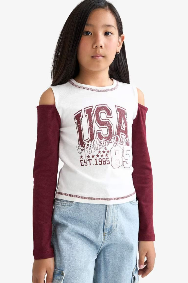 Resim Defacto Kız Çocuk  Sweat F7582A8/ER105