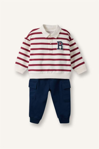 Resim Defacto Erkek Bebek Sweat Takım G6297A5/ER118