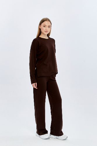 Resim Viole&More Kadın Pantolon Takım 2354  Yırtmaçlı Modal Klasik