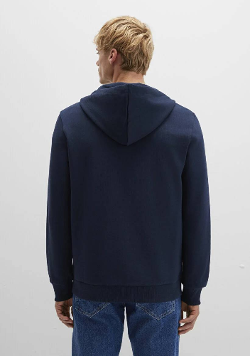 Resim Mavi Kapüşonlu Full Erkek Sweat M0S10423-70490