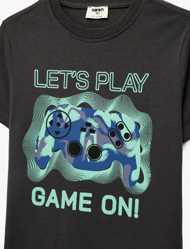 Resim Koton Erkek Çocuk T-shirt 6SKB10085TK