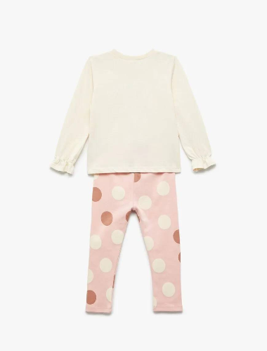 Resim Koton Kız Bebek Sweat Takım 6WMG10121AK