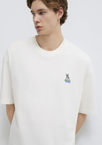 Resim Mavi Erkek T-shirt M0613178-70057