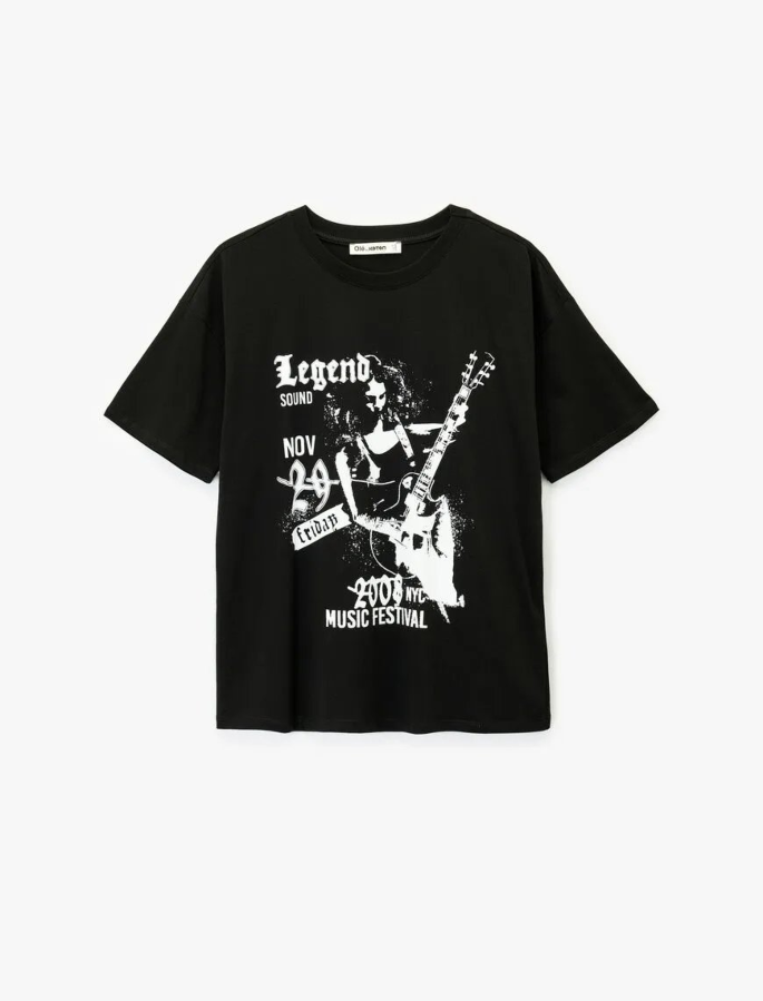 Resim Koton Kadın T-shirt 6SAL10089IK