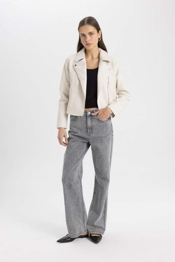 Resim Defacto Kadın Deri Mont ve Ceket A0906AX/BG414