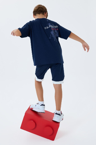 Resim U.S. Polo Assn Kids Erkek Çocuk Şort Takım Us2403-4