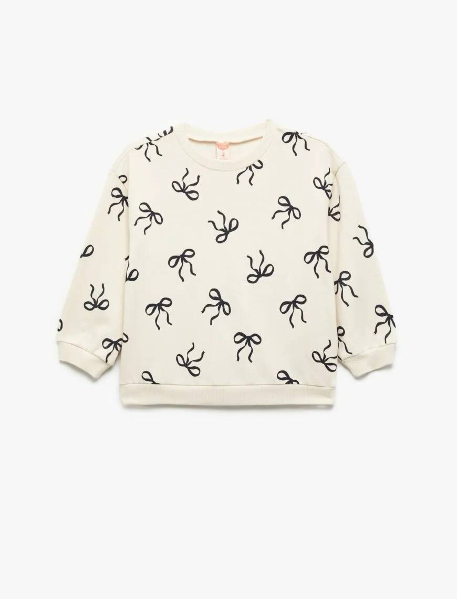 Resim Koton Kız Bebek Sweat 6Wmg10071Ak