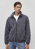 Resim Mavi Dik Yaka Erkek Mont M0110369-80776