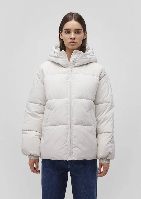 Resim Mavi Kısa Şişme Kadın Mont M1110199-83746