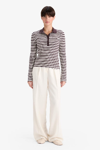 Resim Defacto Kadın T-shirt F7808AX/BR232