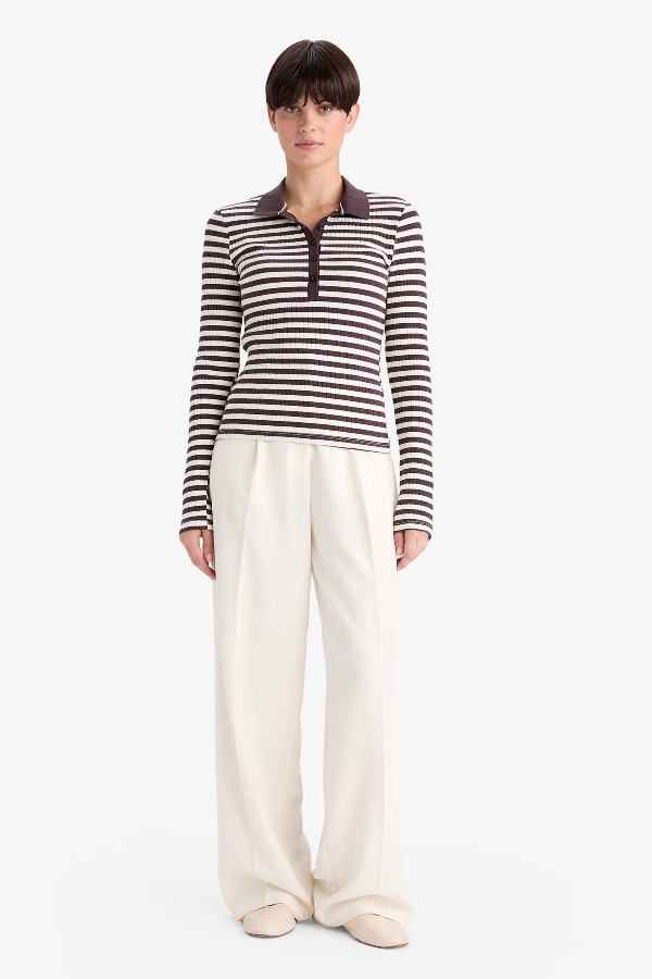 Resim Defacto Kadın T-shirt F7808AX/BR232