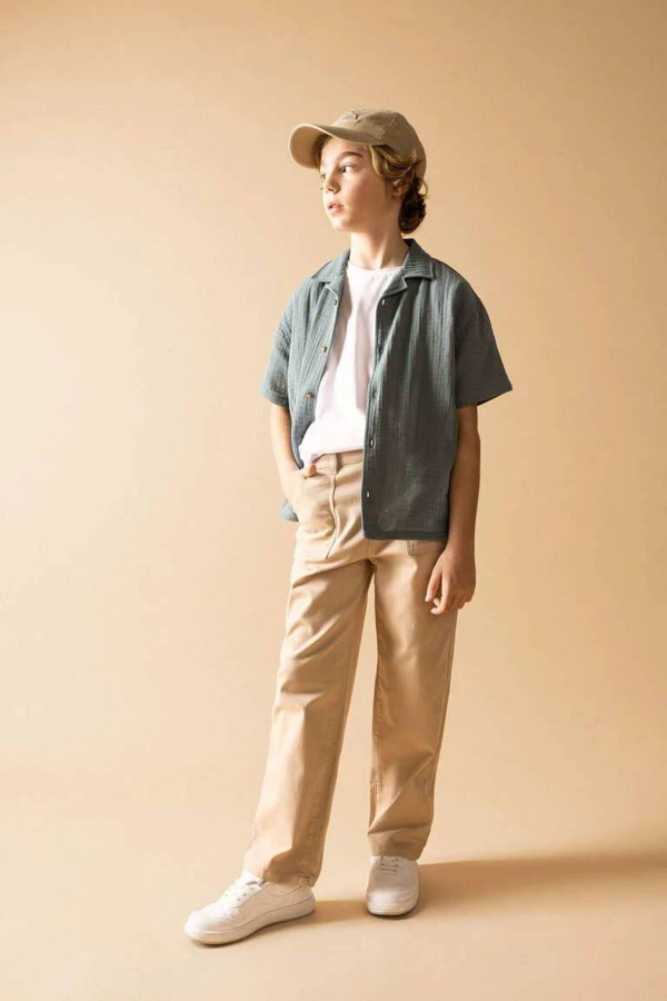 Resim Defacto Erkek Çocuk Kanvas Pantolon B8938A8/BG742