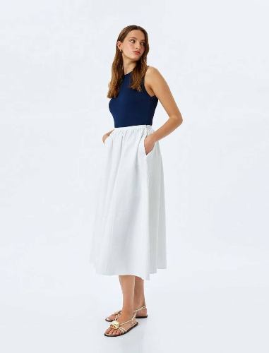 Resim Koton Kadın Etek 5SAK70011UW