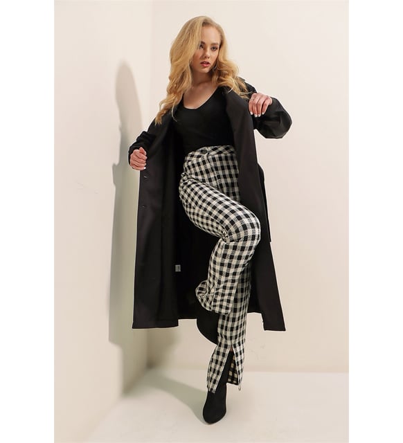 Resim Yenikoza Kadın Pardesü  Trençkot