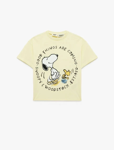 Resim Koton Kız Çocuk T-shirt 6SKG10061AK