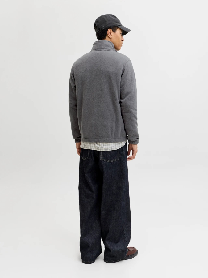 Resim Jack & Jones Jjesoho Half Zıp Fleece Sn Erkek Sweat 12279680