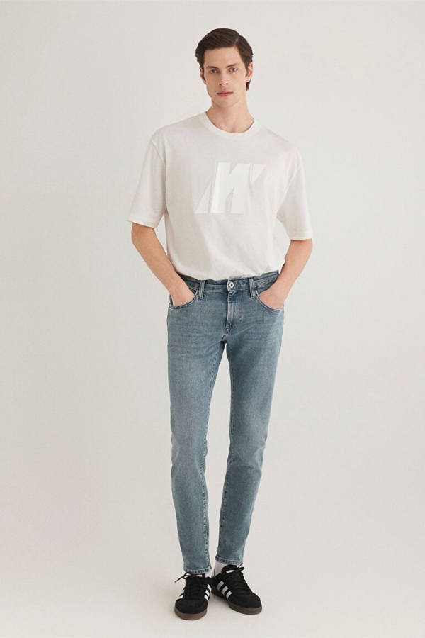 Resim Mavi James Erkek Jean Pantolon M0042489555