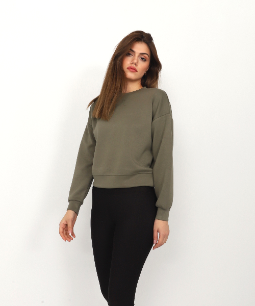 Resim Viole&More Kadın Sweat 115 Cupra Kumaş