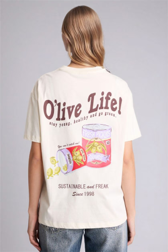 Resim Defacto Kadın T-shirt G2471AX/ER103