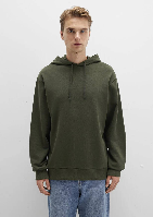 Resim Mavi Kapüşonlu Erkek Sweatshirt M0S10417-71545