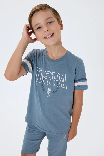 Resim U.S. Polo Assn Kids Erkek Çocuk Şort Takım Us2409-4