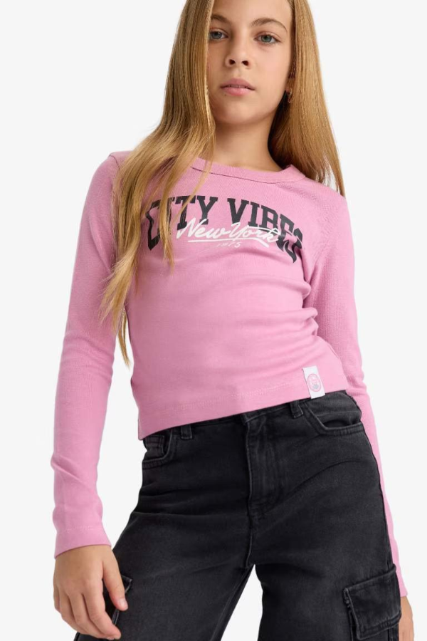 Resim Defacto Kız Çocuk  Sweat C7465A8/PN455