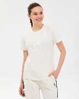 Resim Skechers  W Regular Fit Graphic Kadın T-shirt S2610057-3855