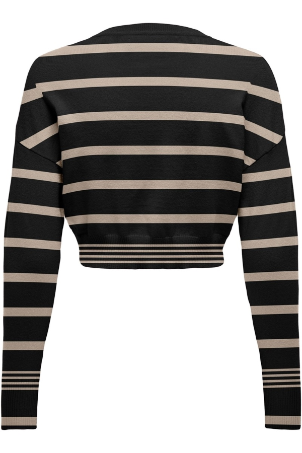 Resim Only Onlıbı Ls Cropped Pullover Cc Knt Kadın Kazak 15262149