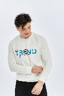 Resim Paul&More Erkek Sweat Trend Baskı 0 Yaka 2 İp