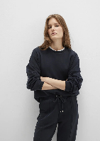 Resim Mavi Oversize Kadın Sweatshirt M168837-900