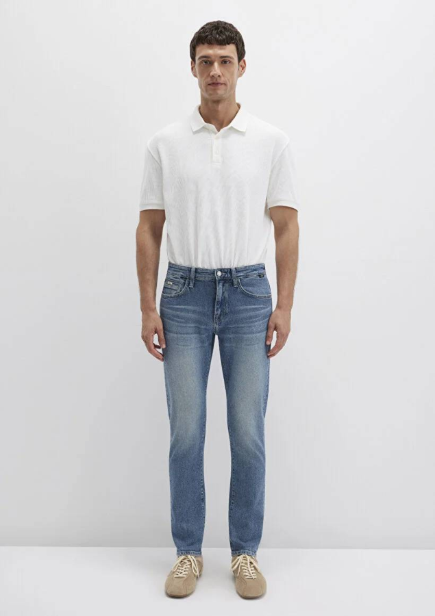 Resim Mavi Marcus Vintage Erkek Jean Pantolon M0035190654