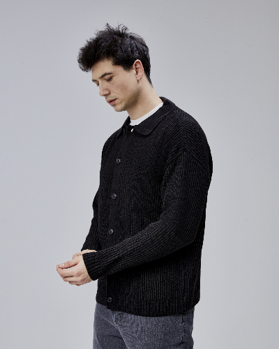 Resim Paul&More Erkek Hırka Bebe Yaka Düğmeli