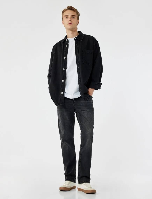 Resim Koton Erkek Jean Pantolon 6WAM40054ND