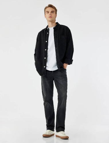 Resim Koton Erkek Jean Pantolon 6WAM40054ND